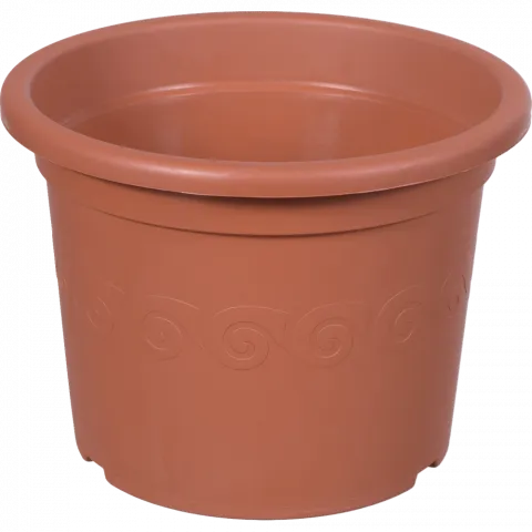 Горщик д/квітів PP PLASTICA 20 см теракота DP20R624 И641 (Польща)