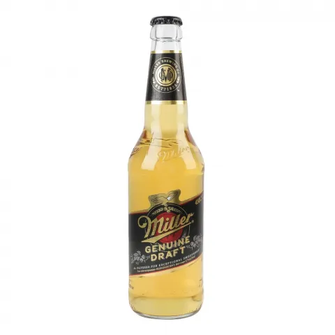 Пиво Miller 0,45 л скл. Genuine Draft