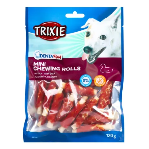 Ласощі-Паличка Trixie 120 г д/чистки зубів з качкою Dentafun міні