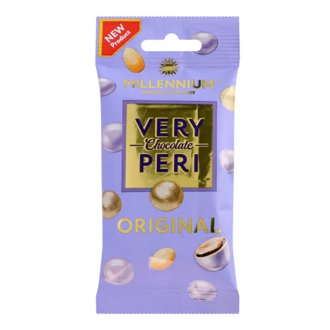 Драже Міленіум Very Peri 50 г Original Арахіс у мол. шок. та кольор. Глазурі