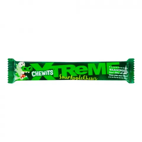 Жувальні цукерки Chewits 34 г Xtreme Яблуко