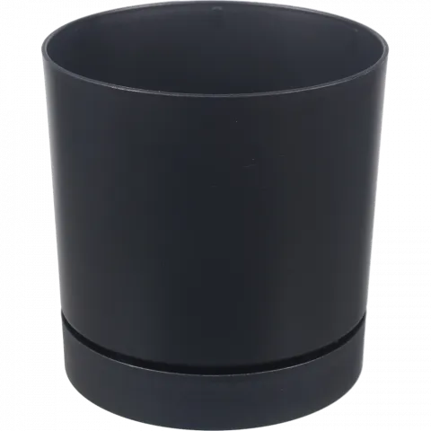 Горщик д/рослин PP TUBO 13 см антрацит DPOP130-S433 И774 (Польща)