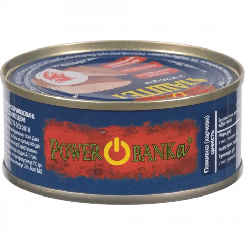 Паштет Power Banka 100 г з м`ясцем