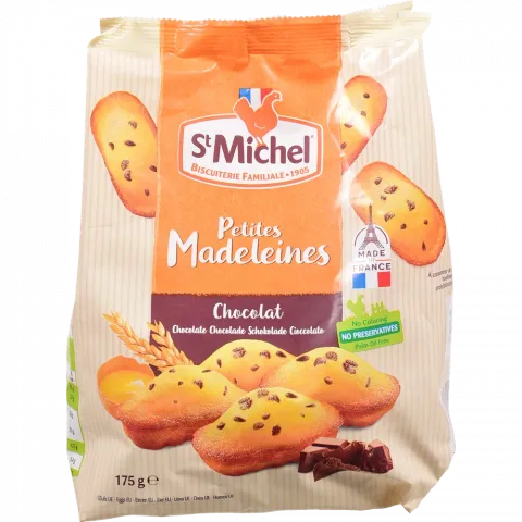 Міні Маделени St. Michel 175 г Mini Madeleines з шоколадом