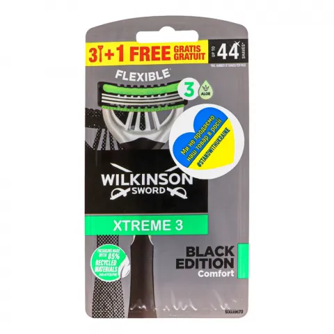 Станок д/гоління однораз. Wilkinson Sword Xtreme3 Black 3+1 шт.