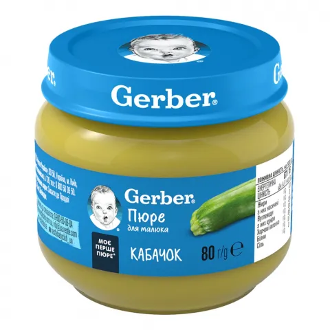 Пюре Gerber 80 г кабачок