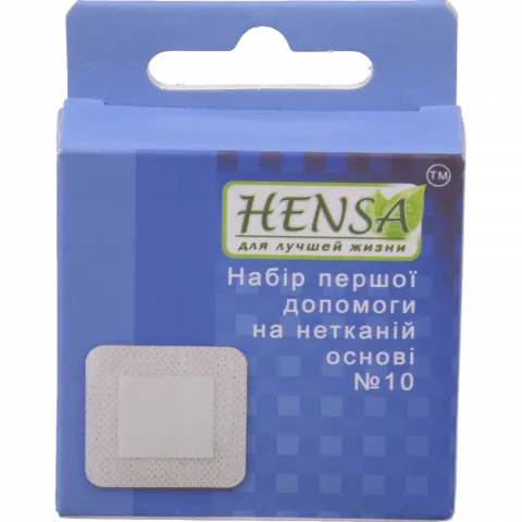 Пластир Хенса 10 38 мм х 38 мм на неткан. основі