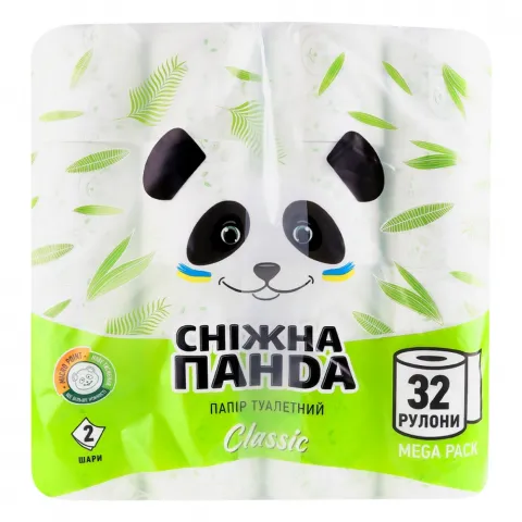 Туал. папір Сніжна Панда 32 шт. Класік