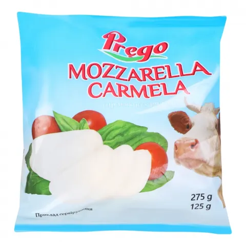 Сир Prego Моцарела Carmela 125 г