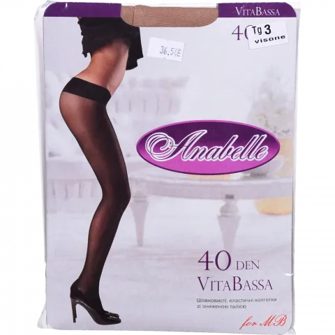 Колготки ANABELLE Vita Bassa 40 Visone 3