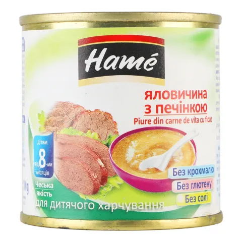 Пюре Hame 100 г яловичина з печінкою