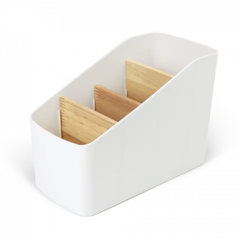 MVM Органайзер д/дрібниць FH-01 WHITE/WOOD пласт/дерево 7521