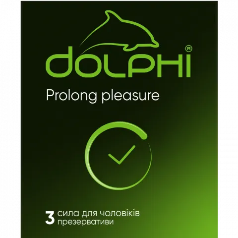 Презервативи Dolphi 3 шт. Prolong pleasure