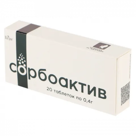 Засіб Enjee Сорбоактив 20 табл. 400 мг