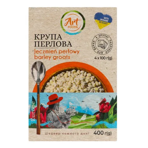 Крупа Art Foods 4х100 г Перлова