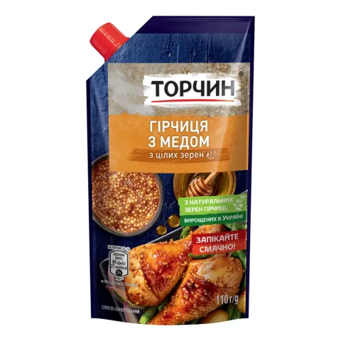 Гірчиця Торчин 110 г д/пак. з медом