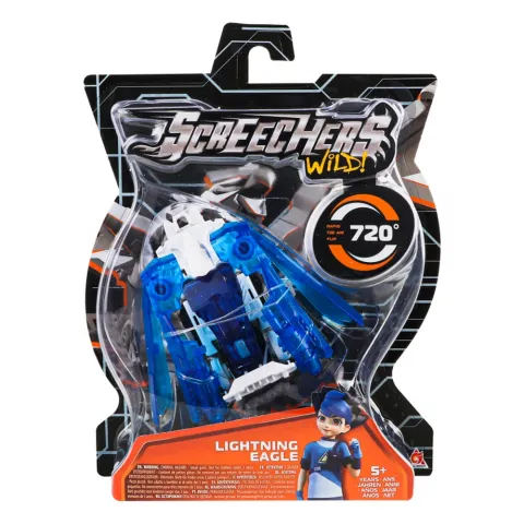 Машинка-трансформер Screechers Wild! Лайтнінг Ігл S4 L0 EU685003