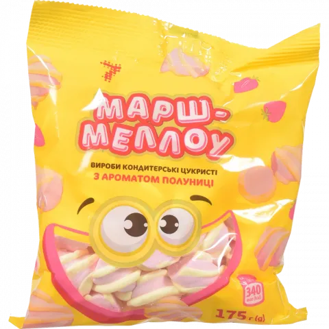 Маршмеллоу 7` 175 г з ароматом полуниці`