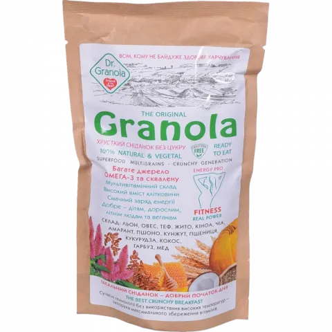 Гранола Dr. Granola 150 г без цукру