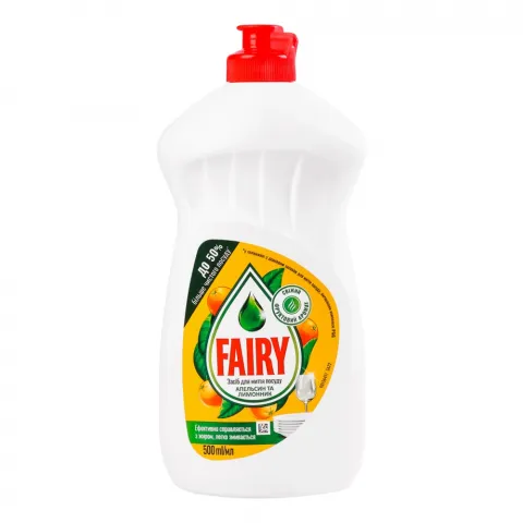 Засіб д/посуду FAIRY OXI 500 мл Апельсин, лимонник
