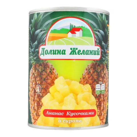 Конс Ананас Dream Valley 580 мл з/б шмат.