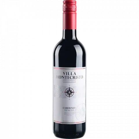 Вино VILLA MONTECRISTO Каберне Венето12 0,75 л черв. сух. (Італія)