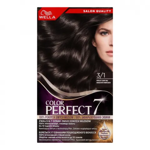 Фарба д/волосся Wella Color Perfect 3/1 Попелястий темний шатен