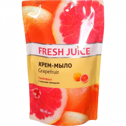 Мило рідке Fresh Juice 460 мл дой-пак зі зволожуючим молочком Grapefruit