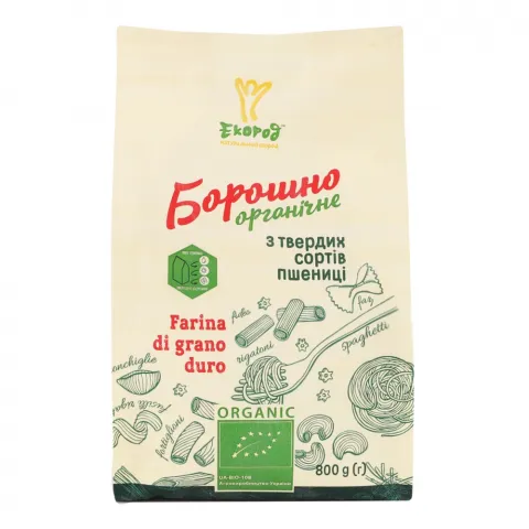 Борошно Екород з т/с пшениці 0,8/1 кг органічне