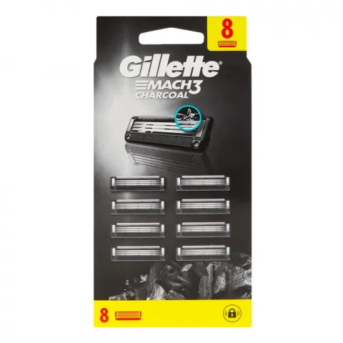 Картридж д/гоління Gillette 8 шт. Мак3 Деревне вугілля