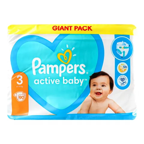 Підг. Pampers Active Baby 90 шт. Midi (6-10 кг)