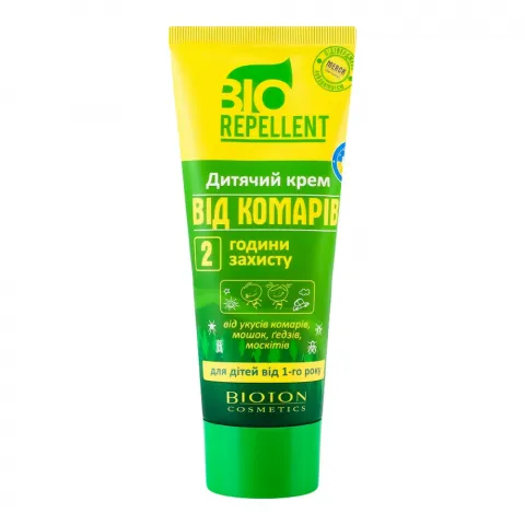 Крем в/комарів Bioton BioRepellent 75 мл дитячий 2 год. захисту