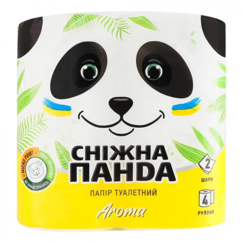 Туал. папір Сніжна Панда 4 шт. Арома