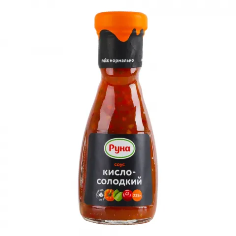 Соус Руна 235 г Кисло-солодкий