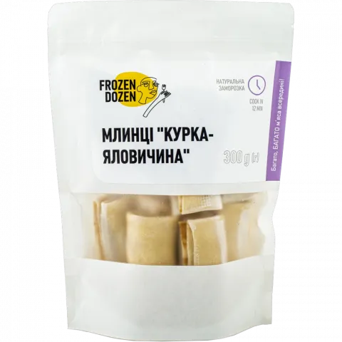 Млинці Frozen Dazen 300 г телятина-курка