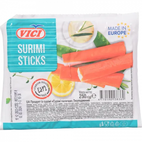 М`ясо сурімі Vici Любо їсти 250 г охол.