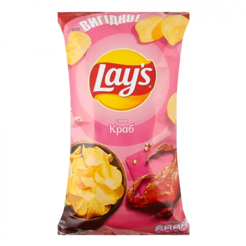 Чипси Lays 170 г Краб