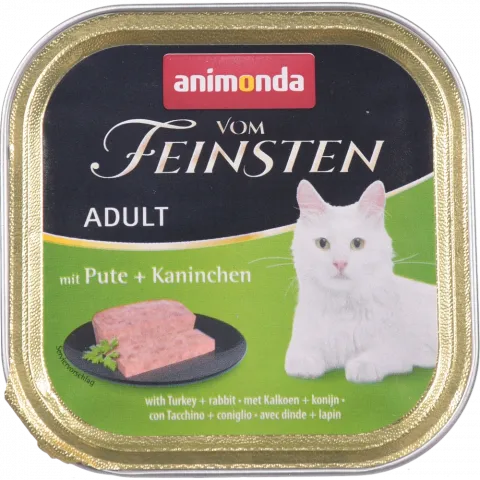 Корм д/котів Animonda 100 г Vom Feinsten з індичкою та кроликом