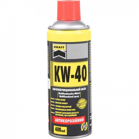 Універсальне мастило Kraft KW-40 400 мл в аер. уп.