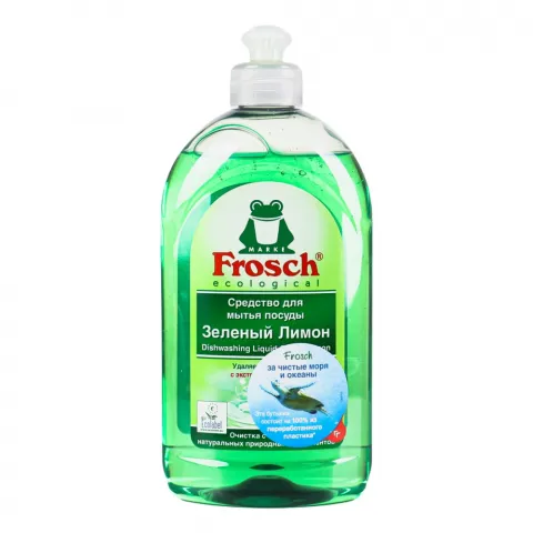 Засіб д/посуду Frosch 500 мл Зелений лимон