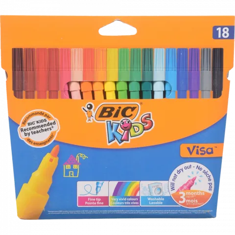 Фломастери BIC Visa 18 кол. 880