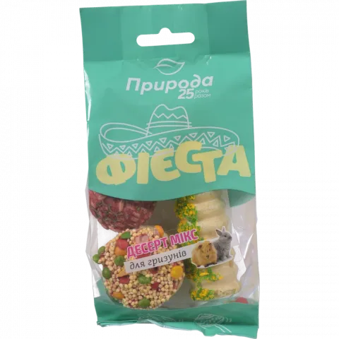 Десерт д/гризунів Природа 70 г Мікс Асорті