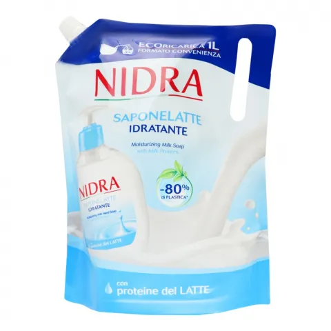 Мило рідке Nidra 1 л пак. Молочний крем