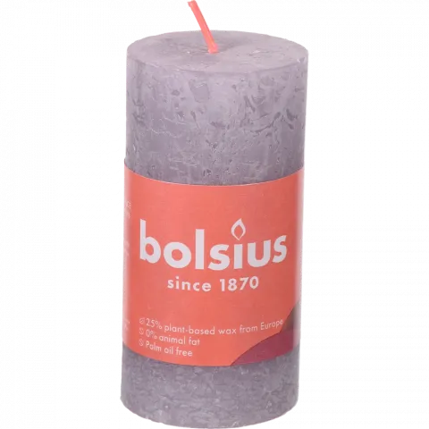 Свіча Bolsius 100/50 рустік Морозна лаванда, арт. 103668770356
