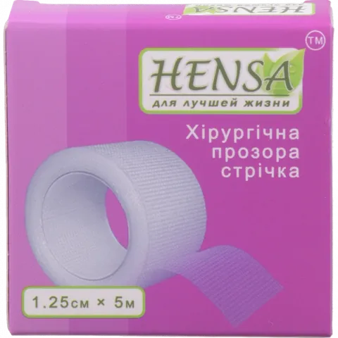 Хірургічна прозора стрічка 1,25 см х 5 м