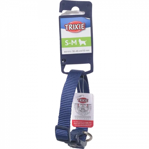 Нашийник Trixie Premium нейлон S-M 30-45 см індиго