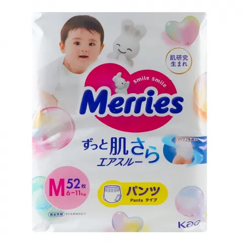 Підг. Трусики Merries 58/52 шт. М 6-11 кг