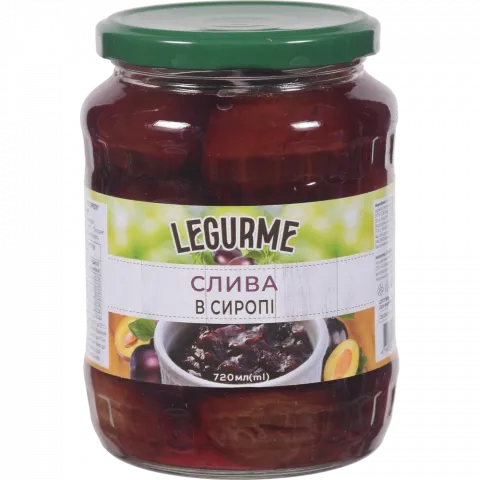Конс Слива Legurme 700 г в сиропі