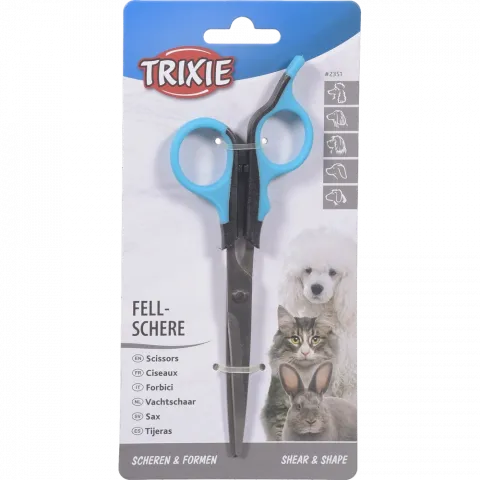 Ножиці д/догляду за шерстю Trixie 18 см