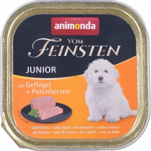 Корм д/цуценят Animonda 150 г Vom Feinsten з птицею та індичими серцями